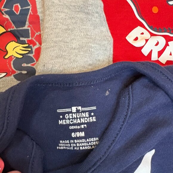 Set of 3 Braves Onsies - Picture 3 of 5